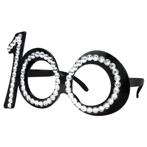 Kristall-Zahlenbrille, Foto-Requisiten, Jahrestag, Party, Brille für Kinder, Erwachsene, Weihnachtsfeier, Partybrille für Erwachsene, Partybrille für Kinder, Partybrille mit von FOLODA