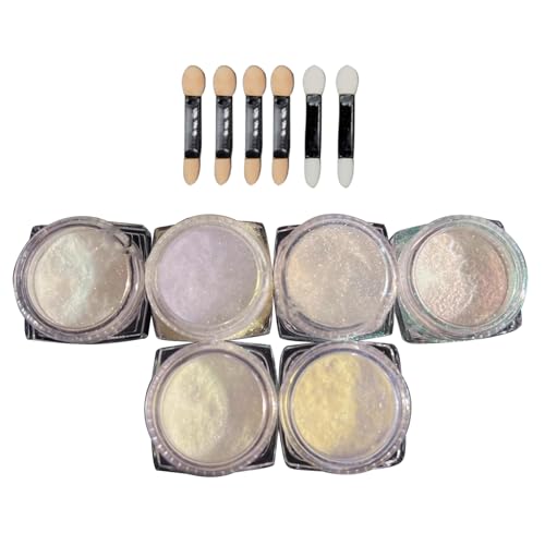 Lebendiges Pearleszenzierendes Glimmerpulver Multikolor Glitzer Pigment Für Harzschmuck Crafting & Home Decor Craft Glitters Pulver von FOLODA