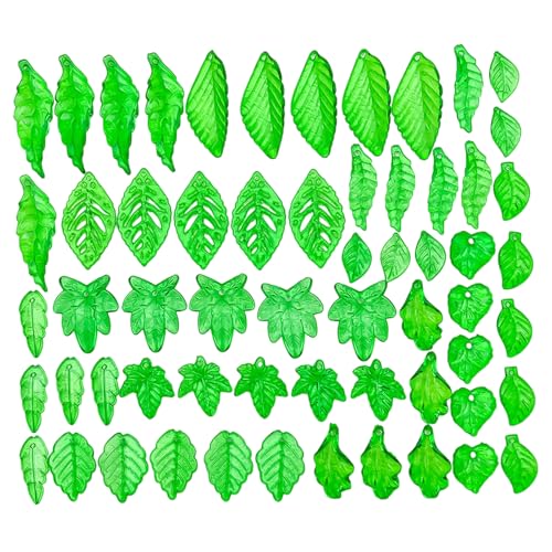 Packung Von 40/50/60 Elegante Acrylblattreizzauber Die Grüne Dekorative Perlen Mit Löcher Basteln Schmuckkomponenten Acrylblatt Reize Herstellen Packung Von 40/50/60 Elegante Acrylblattreizzauber Die Grüne Dekorative Perlen Mit Löcher Basteln Schmuckkomponenten Acrylblatt Reize Herstellen von FOLODA