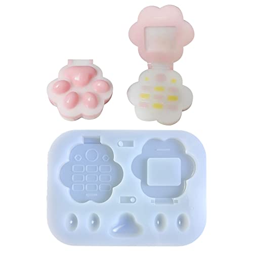 Silikonharzformen Phone Epoxidgussharzform Für Schmuck Herstellung Von Handwerksanhänger Anhänger Für Schlüsselketten Ornament Home De Formen von FOLODA