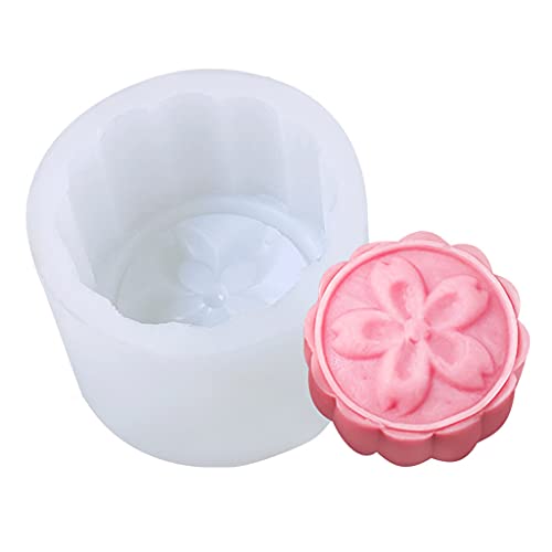 Silikonseife Formen Kuchen Muffin Mondkuchenformen Pfannen Zum Herstellen Von Jelly Keksen Schokolade Handgemachte Seifenschalen Silikon Fondantformen Für Kuchendekoration Strick von FOLODA