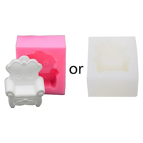 Sofa Stuhl Silikonform Flexible Kerzenwachs Seife Herstellung Schimmel Handwerk Für Die Herstellung Von Pralinen Hartbonbon Dessert Sofa Stuhl Gussharz Schimmel Kerze Seife von FOLODA