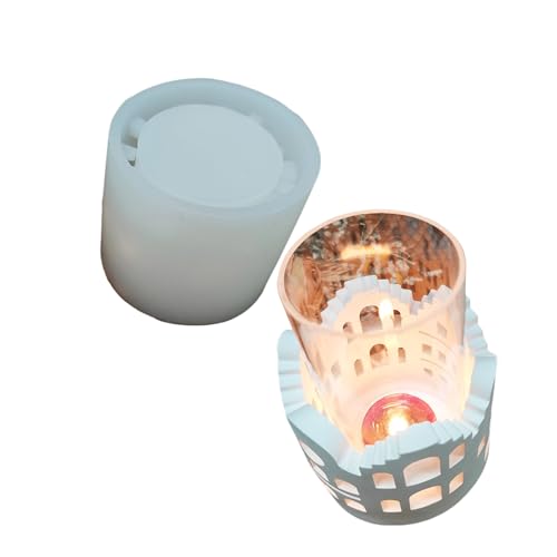 Vielseitige Robuste Silikonform Mode Accessoire Für Hausförmige Kerzen Die Für Die Personalisierte Dekoration Kreative Handwerksdarstellungen Tragbar Sind von FOLODA