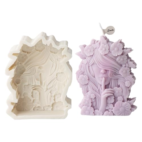 Zarte Blumenmädchen Form Harzform Einzigartige Florale Mädchen Geformte Kerzen Die Silikonform Für Handwerksbegeisterte Kerzenzubehör Herstellen Zarte Blumenmädchen Form Harzform Einzigartige Florale Mädchen Geformte Kerzen Die Silikonform Für Handwerksbegeisterte Kerzenzubehör Herstellen von FOLODA