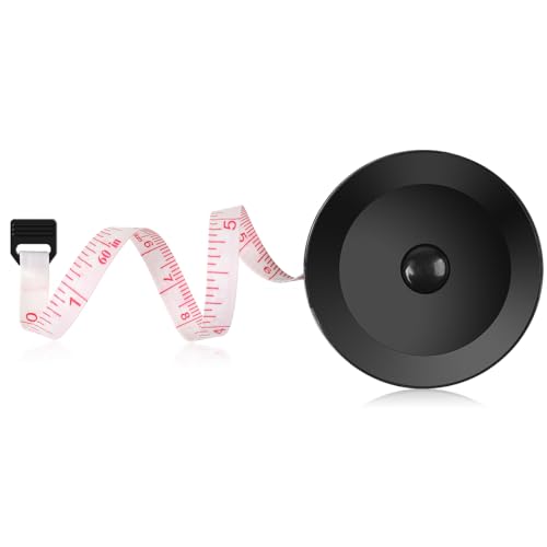 FOMGIIN Maßband Körper Schneidermaßband Einziehbar Messband 150 cm / 60 Zoll Bandmaß Körpermaßband Maßbänder Measuring Massband Tape Measure für Nähen Body, Schwarz FOMGIIN Maßband Körper Schneidermaßband Einziehbar Messband 150 cm / 60 Zoll Bandmaß Körpermaßband Maßbänder Measuring Massband Tape Measure für Nähen Body, Schwarz von FOMGIIN