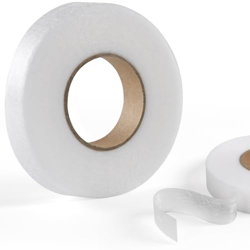 FOMGIIN Saumband zum Aufbügeln, 60M Bügelband Saumband, Breite 20mm Weiß Nähen zum Aufbügeln Waschfest, Nahtband zum Spleißen von Stoffen, für Kleidung, Vorhänge, Hosen FOMGIIN Saumband zum Aufbügeln, 60M Bügelband Saumband, Breite 20mm Weiß Nähen zum Aufbügeln Waschfest, Nahtband zum Spleißen von Stoffen, für Kleidung, Vorhänge, Hosen von FOMGIIN