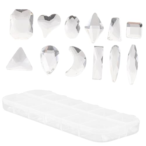 FOMIYES 1 Karton DIY Nagel Strasssteine Fächer Ab Glitzersteine Flache Rückseite für Nageldesign Nail Art Charms Selbstklebend Nail Salon Dekoration und Bastel Zubehör FOMIYES 1 Karton DIY Nagel Strasssteine Fächer Ab Glitzersteine Flache Rückseite für Nageldesign Nail Art Charms Selbstklebend Nail Salon Dekoration und Bastel Zubehör von FOMIYES