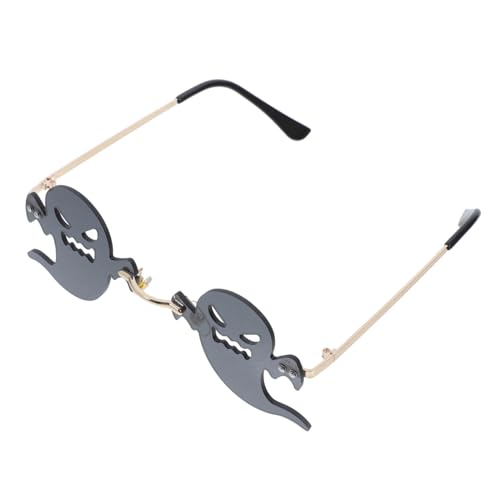 FOMIYES 1 Paar Rahmenlose Männer Felsige Brille Neon- Coole Brille Rahmenlose Brille Retro Mann Strand Sonnenbrillen Für Damen Party Oval Plastik Grey FOMIYES 1 Paar Rahmenlose Männer Felsige Brille Neon- Coole Brille Rahmenlose Brille Retro Mann Strand Sonnenbrillen Für Damen Party Oval Plastik Grey von FOMIYES