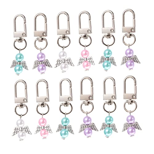 FOMIYES 1 Satz Adorable Schlüsselanhänger Anhänger Legierung Vielseitige Dekoration Für Partys Zufällige Farben Hochzeiten Taufen Zufällige Farbe 12 Stück FOMIYES 1 Satz Adorable Schlüsselanhänger Anhänger Legierung Vielseitige Dekoration Für Partys Zufällige Farben Hochzeiten Taufen Zufällige Farbe 12 Stück von FOMIYES