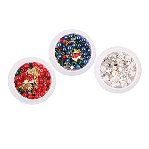 FOMIYES 1 Satz Weihnachts-nagel-kunst-ornamente Weihnachtsnagelpailletten Nägel Weihnachts-diy-nagelkunst Dekorationen Nagelkunstzubehör Weihnachtsnagel Strasssteine Silber Plastik 3boxen FOMIYES 1 Satz Weihnachts-nagel-kunst-ornamente Weihnachtsnagelpailletten Nägel Weihnachts-diy-nagelkunst Dekorationen Nagelkunstzubehör Weihnachtsnagel Strasssteine Silber Plastik 3boxen von FOMIYES
