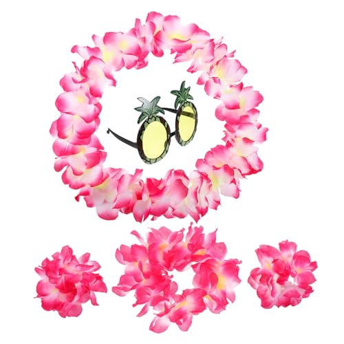 FOMIYES 1 Satz hawaiianische Party-Foto-Stütze Strand Blumenkronenkranz Girlande Ananasbrille Partydekorationen Thema tropisches Stirnband hawaiianische Partyartikel Tuch FOMIYES 1 Satz hawaiianische Party-Foto-Stütze Strand Blumenkronenkranz Girlande Ananasbrille Partydekorationen Thema tropisches Stirnband hawaiianische Partyartikel Tuch von FOMIYES