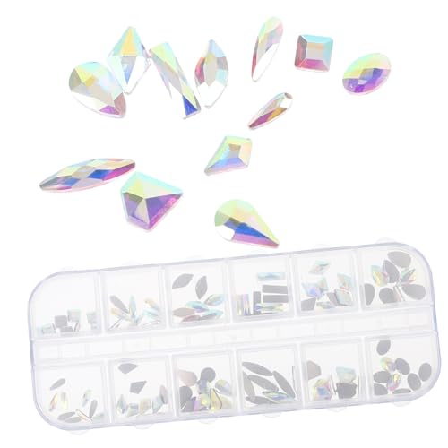 FOMIYES 1 Schachtel DIY Nagelstrasssteine Fächer Flachrückige Glitzersteine für Nagelkunst Maniküre Schmuck Dekoration Deko Charms für Nägel und DIY Bastelarbeiten FOMIYES 1 Schachtel DIY Nagelstrasssteine Fächer Flachrückige Glitzersteine für Nagelkunst Maniküre Schmuck Dekoration Deko Charms für Nägel und DIY Bastelarbeiten von FOMIYES