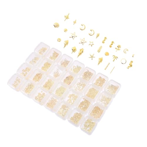 FOMIYES 1 Schachtel Fächer Nageldesign Zubehör Stern Mond Perlen Stahlkugeln Muschel Nail Art Dekorationen DIY Maniküre für Damen Party Hochzeit Weihnachten FOMIYES 1 Schachtel Fächer Nageldesign Zubehör Stern Mond Perlen Stahlkugeln Muschel Nail Art Dekorationen DIY Maniküre für Damen Party Hochzeit Weihnachten von FOMIYES