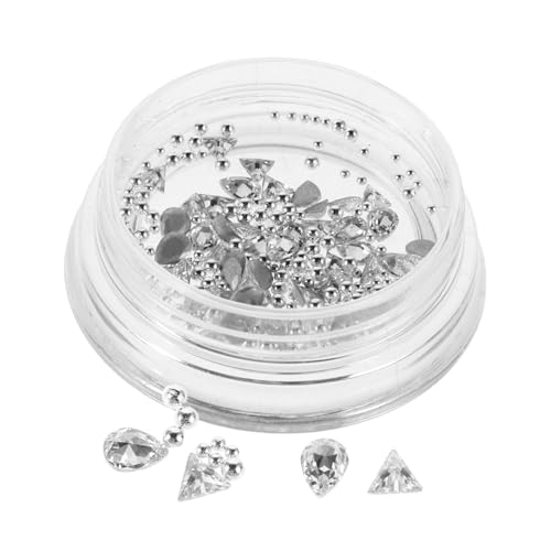 FOMIYES 1 Schachtel Nail Charms mit Resin Schmetterlingssteinen Langlebige Strasssteine für Nagelkunst Diy Maniküre und Vielseitige Basteldekorationen Kompakte Reisebox für Einfache von FOMIYES