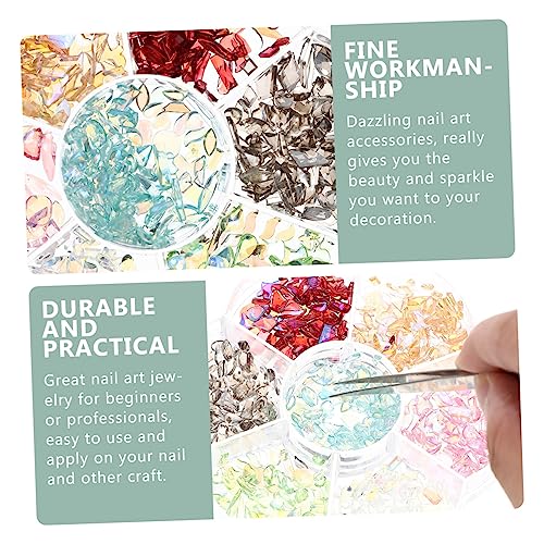 FOMIYES 1 Schachtel Teiliges Nagelkunst Strasssteine Flache Rückseite DIY Maniküre Schmuck Vielseitige Nail Art Dekoration für Künstliche und Gel Nägel Geeignet für Festtags Designs FOMIYES 1 Schachtel Teiliges Nagelkunst Strasssteine Flache Rückseite DIY Maniküre Schmuck Vielseitige Nail Art Dekoration für Künstliche und Gel Nägel Geeignet für Festtags Designs von FOMIYES