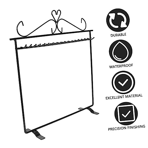 FOMIYES 1 Stück Schmuckständer Klarer Schmuck Organizer Kreativer Halter für Armbänder Elegantes Design für Schmuckpräsentation für Einzelhandel Bastelmessen Schwarze von FOMIYES