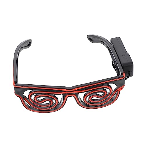 FOMIYES 1 Stück leuchtende Gläser Männer geformt Rave Partybrillen-Requisite LED-Brille für Erwachsene Kühle Brille interessante Leuchtgläser Unisex-LED-Brille Sport rot FOMIYES 1 Stück leuchtende Gläser Männer geformt Rave Partybrillen-Requisite LED-Brille für Erwachsene Kühle Brille interessante Leuchtgläser Unisex-LED-Brille Sport rot von FOMIYES