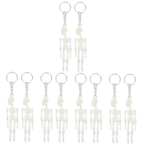 FOMIYES 10 . Halloween Schlüsselanhänger mit Leuchtendem Langlebiger Kreativer Schlüsselring für Taschen Stilvolle Geschenkidee für Damen und Herren FOMIYES 10 . Halloween Schlüsselanhänger mit Leuchtendem Langlebiger Kreativer Schlüsselring für Taschen Stilvolle Geschenkidee für Damen und Herren von FOMIYES