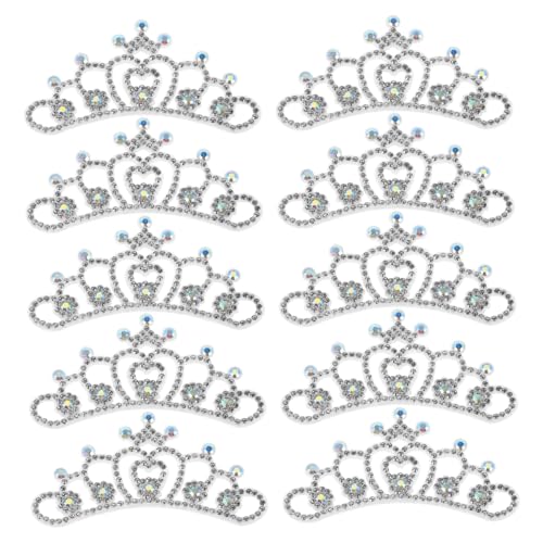 FOMIYES 10 Stück Krone Strass Applikationen Aufnähen Dekorative Accessoires für Kleidung Non Woven Stoff Verzierungen von FOMIYES