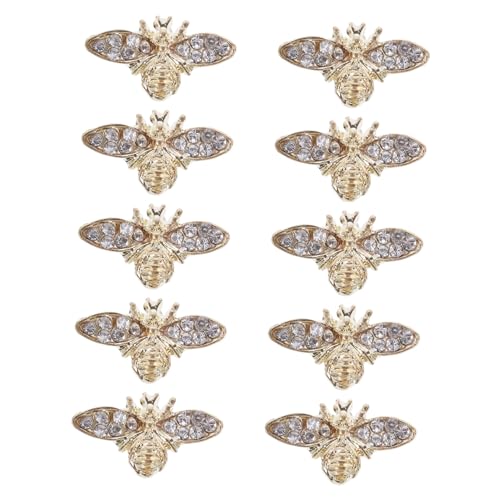FOMIYES 10 Stück Teiliges Retro Bienen Nagelcharms aus Legierung Nail Art Dekorationen für DIY Maniküre Vielseitig für Nägel Gesicht und Körper Passend für Natürliche und Künstliche Nägel FOMIYES 10 Stück Teiliges Retro Bienen Nagelcharms aus Legierung Nail Art Dekorationen für DIY Maniküre Vielseitig für Nägel Gesicht und Körper Passend für Natürliche und Künstliche Nägel von FOMIYES