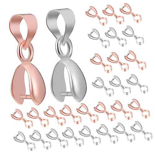 FOMIYES 100 Stück Legierungs Anhänger Klammerschließe für Diy Schmuckherstellung Roségold Silber für und Armbänder Langlebig und Hautfreundlich FOMIYES 100 Stück Legierungs Anhänger Klammerschließe für Diy Schmuckherstellung Roségold Silber für und Armbänder Langlebig und Hautfreundlich von FOMIYES