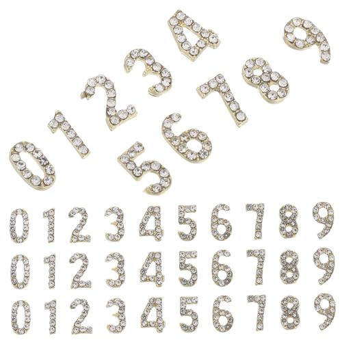 FOMIYES 100 Stück Luxus Nail Charms mit Funkelnden Strass-zahlen Flache Rückseite Einzigartige Nail Art Dekorationen aus Eisen für DIY Maniküre Partys Hochzeiten und Besondere Anlässe FOMIYES 100 Stück Luxus Nail Charms mit Funkelnden Strass-zahlen Flache Rückseite Einzigartige Nail Art Dekorationen aus Eisen für DIY Maniküre Partys Hochzeiten und Besondere Anlässe von FOMIYES