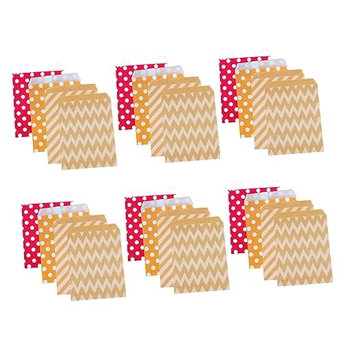 FOMIYES 100Stücke Einweg Papiertüten mit Wellenpunkt Design Geschenktüten für Süßigkeiten Kekse Snacks für Partys und Streifen FOMIYES 100Stücke Einweg Papiertüten mit Wellenpunkt Design Geschenktüten für Süßigkeiten Kekse Snacks für Partys und Streifen von FOMIYES