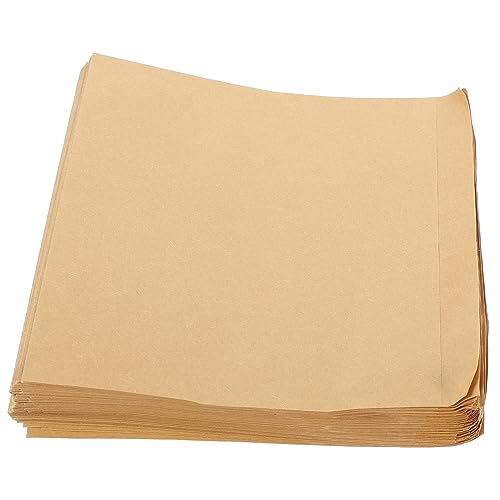 FOMIYES 100Stücke Lebensmittel Papiertüten Fettdichte Brottüten Kraftpapier Snackbeutel für Kekse Süßigkeiten für Hygienisch und Ölfest von FOMIYES