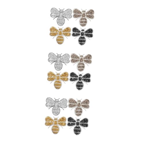 FOMIYES 12 Stck. Teiliges Bienenförmige Strass Bügelbilder Glitzernde Aufnäher für Kleidung Schuhe Taschen Schnelle Hitzeaktivierung Langlebig und Vielseitig für Diy Modeakzente FOMIYES 12 Stck. Teiliges Bienenförmige Strass Bügelbilder Glitzernde Aufnäher für Kleidung Schuhe Taschen Schnelle Hitzeaktivierung Langlebig und Vielseitig für Diy Modeakzente von FOMIYES