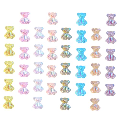 FOMIYES 160 Stück Teiliges Nagelkunst mit Aurorabärchen in Farben DIY Maniküre Nail Charms Sichere Langlebige Fingernagel Dekoration für Kreative Nail Art Designs von FOMIYES