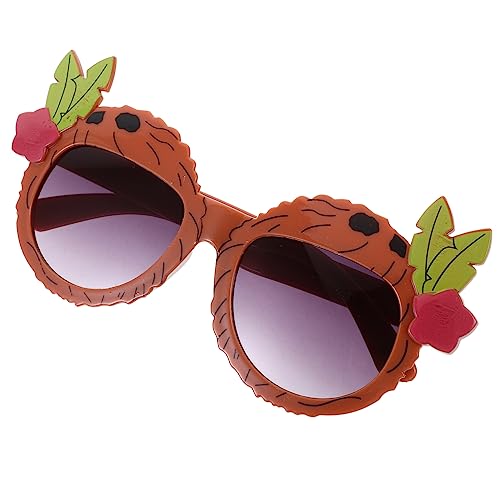 FOMIYES 2 Paare Lustige Sonnenbrillen Kreative Hawaii Party Brille für Erwachsene Foto Requisiten für Strand Geburtstagsfeiern Einzigartige Accessoires für Spaß Erinnerungen von FOMIYES