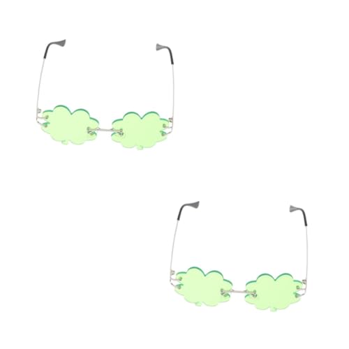 FOMIYES 2 Paare Patrick's Day Shamrock Brille mit Grünem Rahmen Lustige Partybrille für Kostüm und Fotos Unisex Accessoire für Patrick's Day Feier und Parade FOMIYES 2 Paare Patrick's Day Shamrock Brille mit Grünem Rahmen Lustige Partybrille für Kostüm und Fotos Unisex Accessoire für Patrick's Day Feier und Parade von FOMIYES