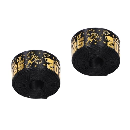 FOMIYES 2 Rollen Graduierungsband Polyester Breit Rolle Weiches Langlebiges Geschenkband für Abschlussfeier Dekoration Basteln Geschenkverpackung und Feierlichkeiten FOMIYES 2 Rollen Graduierungsband Polyester Breit Rolle Weiches Langlebiges Geschenkband für Abschlussfeier Dekoration Basteln Geschenkverpackung und Feierlichkeiten von FOMIYES