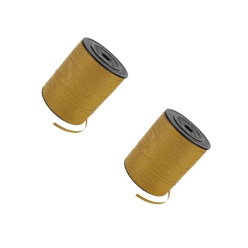 FOMIYES 2 Rollen Holografisches Glitzerschnur Yards Gold Glitter Ballonband Flexibles Geschenkband für Hochzeit Geburtstag Partydekoration und Bastelprojekte FOMIYES 2 Rollen Holografisches Glitzerschnur Yards Gold Glitter Ballonband Flexibles Geschenkband für Hochzeit Geburtstag Partydekoration und Bastelprojekte von FOMIYES