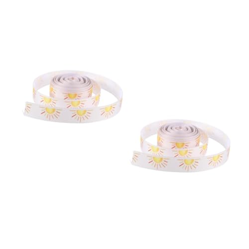FOMIYES 2 Rollen Sonnengelbe Dekoband Yards Farbbeständiges Geschenkband für Party Kränze Schleifen Vielseitiges Bastelband für Sommerdeko Festliche Feier und Geschenkverpackung FOMIYES 2 Rollen Sonnengelbe Dekoband Yards Farbbeständiges Geschenkband für Party Kränze Schleifen Vielseitiges Bastelband für Sommerdeko Festliche Feier und Geschenkverpackung von FOMIYES