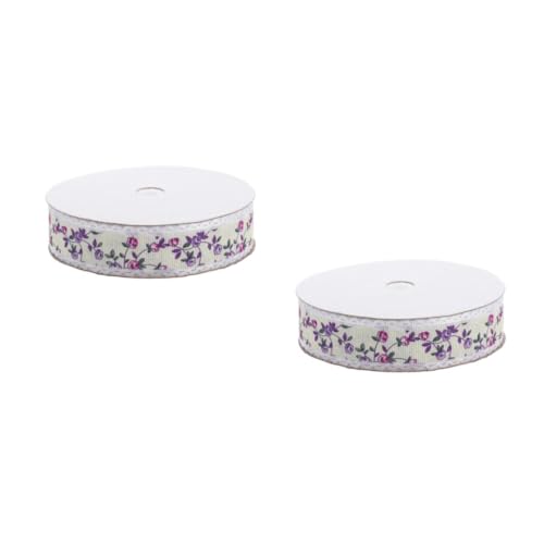 FOMIYES 2 Rollen Spitzenband mit Zarten Blumenmuster Rolle Geschenkband für Diy Bastelarbeiten Stilvolle Verpackung und Elegante Kuchenverzierung Weiches Dekoband für Kreative Handarbeiten FOMIYES 2 Rollen Spitzenband mit Zarten Blumenmuster Rolle Geschenkband für Diy Bastelarbeiten Stilvolle Verpackung und Elegante Kuchenverzierung Weiches Dekoband für Kreative Handarbeiten von FOMIYES
