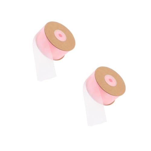 FOMIYES 2 Rollen Transparentes Organza Band Hellrosa Doppelseitig Glänzendes Chiffonband für Geschenkverpackung Diy Schleifen Dekorationen Party und Festtagsbedarf FOMIYES 2 Rollen Transparentes Organza Band Hellrosa Doppelseitig Glänzendes Chiffonband für Geschenkverpackung Diy Schleifen Dekorationen Party und Festtagsbedarf von FOMIYES