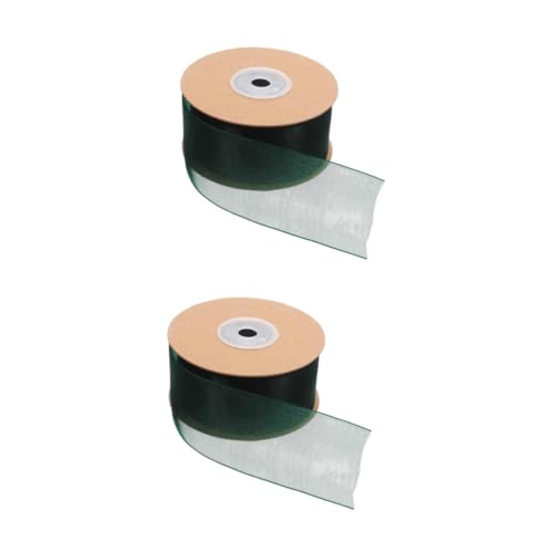 FOMIYES 2 Rollen Transparentes Organza Band Rolle Doppelseitig Langlebig Chiffon Dekorband für Geschenkverpackung Blumensträuße Basteln Hochzeit Party Diy Schleifen Festliche Dekoration FOMIYES 2 Rollen Transparentes Organza Band Rolle Doppelseitig Langlebig Chiffon Dekorband für Geschenkverpackung Blumensträuße Basteln Hochzeit Party Diy Schleifen Festliche Dekoration von FOMIYES