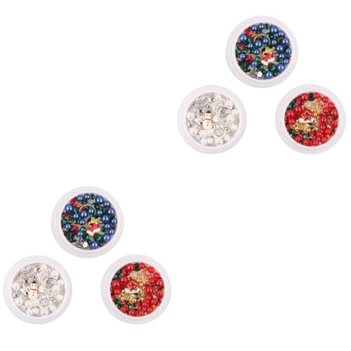 FOMIYES 2 Sätze Weihnachts-nagel-kunst-ornamente Weihnachtsnagelpailletten Nagelkunstzubehör Gold Weihnachts Nail Sticker Weihnachts Party Nagelkunstaufkleber Nagel Aus Legierung 3boxen*2 FOMIYES 2 Sätze Weihnachts-nagel-kunst-ornamente Weihnachtsnagelpailletten Nagelkunstzubehör Gold Weihnachts Nail Sticker Weihnachts Party Nagelkunstaufkleber Nagel Aus Legierung 3boxen*2 von FOMIYES