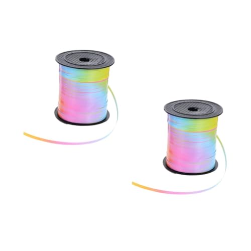 FOMIYES 2 Stück Bunte Yards Ballonschleife Glänzendes Geschenkband zum Basteln und Dekorieren für Hochzeiten Geburtstage Diy Projekte und Partydeko FOMIYES 2 Stück Bunte Yards Ballonschleife Glänzendes Geschenkband zum Basteln und Dekorieren für Hochzeiten Geburtstage Diy Projekte und Partydeko von FOMIYES