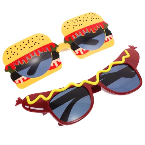 FOMIYES 2 Stück Burger-dress-up-gläser Süße Sonnenbrille Lustige Sonnenbrille Party-sonnenbrille Lustige Partybrille Halloween Brillen Party-requisite Praktische Partybrille Plastik FOMIYES 2 Stück Burger-dress-up-gläser Süße Sonnenbrille Lustige Sonnenbrille Party-sonnenbrille Lustige Partybrille Halloween Brillen Party-requisite Praktische Partybrille Plastik von FOMIYES