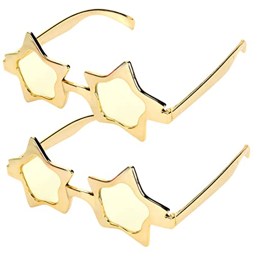 FOMIYES 2 Stück Cosplay -brille Party Lustige Halloween-brille Gläser Erwachsene Polarisiert Gespiegelt Retro-sonnenbrille Trendy Auge Männer Überdimensioniert Stk Golden FOMIYES 2 Stück Cosplay -brille Party Lustige Halloween-brille Gläser Erwachsene Polarisiert Gespiegelt Retro-sonnenbrille Trendy Auge Männer Überdimensioniert Stk Golden von FOMIYES