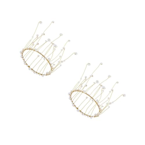FOMIYES 2 Stück Goldene Mädchen Perlenkrone Cake Topper Handgefertigte Tortendeko Hochzeit Geburtstagsfeier Edle Kronenverzierung Zubehör für Festliche Torten FOMIYES 2 Stück Goldene Mädchen Perlenkrone Cake Topper Handgefertigte Tortendeko Hochzeit Geburtstagsfeier Edle Kronenverzierung Zubehör für Festliche Torten von FOMIYES