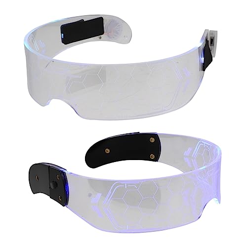 FOMIYES 2 Stück LED Leuchtbrillen für Partys Nachtclubs Festivals Eyewear mit Kreativem Lichteffekt Foto Requisite Tanzaccessoire für Unvergessliche Erlebnisse FOMIYES 2 Stück LED Leuchtbrillen für Partys Nachtclubs Festivals Eyewear mit Kreativem Lichteffekt Foto Requisite Tanzaccessoire für Unvergessliche Erlebnisse von FOMIYES