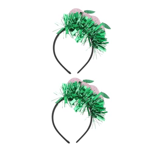 FOMIYES 2 Stück Pfirsichfrucht -Kopfschmuck Luau-Party-Kopfbedeckung Lametta-Kopf-Bopper Lametta-Haarband Obststirnband Hawaii-Kopfbedeckung Obst-Party-Kopfhörer Plastik FOMIYES 2 Stück Pfirsichfrucht -Kopfschmuck Luau-Party-Kopfbedeckung Lametta-Kopf-Bopper Lametta-Haarband Obststirnband Hawaii-Kopfbedeckung Obst-Party-Kopfhörer Plastik von FOMIYES