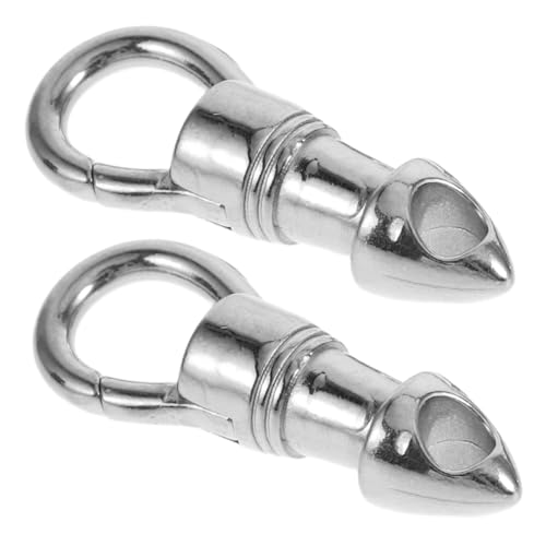 FOMIYES 2 Stück -anhängerverschluss, Schmuckherstellungszubehör, Universelle Schnalle Für Diy-handwerk, Armband, Halskette, Hängender Buddha-amuletthalter, Silber FOMIYES 2 Stück -anhängerverschluss, Schmuckherstellungszubehör, Universelle Schnalle Für Diy-handwerk, Armband, Halskette, Hängender Buddha-amuletthalter, Silber von FOMIYES