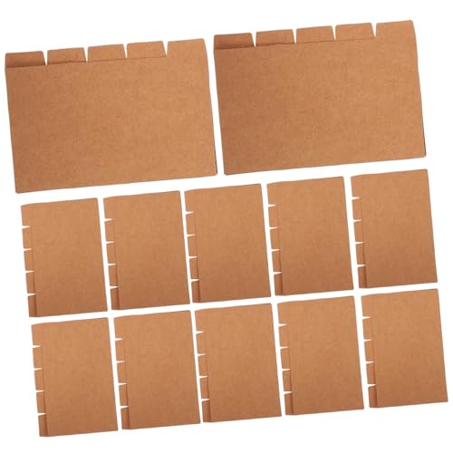 FOMIYES 20 Sätze Binder Dividers aus Kraftpapier pro Langlebige Registerkarten für Ordner Büro und Studium Praktische Trennblätter für Effiziente Organisation und Schnellen Zugriff FOMIYES 20 Sätze Binder Dividers aus Kraftpapier pro Langlebige Registerkarten für Ordner Büro und Studium Praktische Trennblätter für Effiziente Organisation und Schnellen Zugriff von FOMIYES