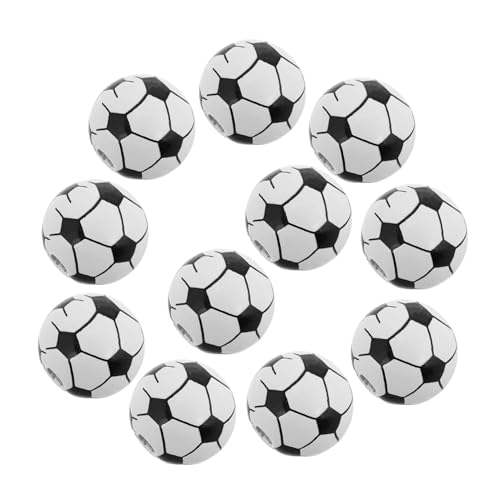 FOMIYES 20 Stück Fußball-Holzperlen kleine Holzperlen zum Basteln Fußballhandwerk Holzperlen Fußballzauber für Armbänder Fußballperlen für die Schmuckherstellung Bastelperlen aus Holz FOMIYES 20 Stück Fußball-Holzperlen kleine Holzperlen zum Basteln Fußballhandwerk Holzperlen Fußballzauber für Armbänder Fußballperlen für die Schmuckherstellung Bastelperlen aus Holz von FOMIYES