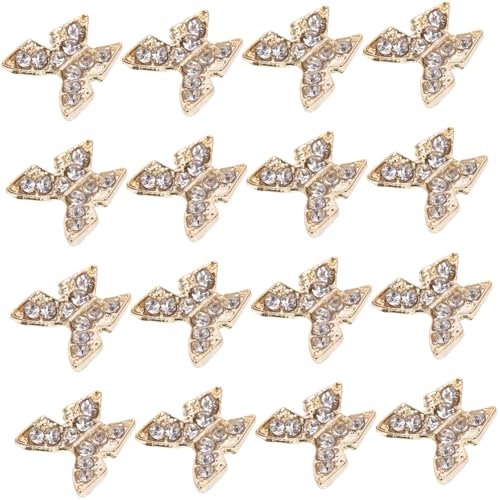 FOMIYES 20 Stück Teiliges Langlebige Metall schmetterlings nageldekorationen Verschleißfest Niedlich Einfach Anzubringen für DIY Nail Art und Professionelle Maniküre Geeignet FOMIYES 20 Stück Teiliges Langlebige Metall schmetterlings nageldekorationen Verschleißfest Niedlich Einfach Anzubringen für DIY Nail Art und Professionelle Maniküre Geeignet von FOMIYES