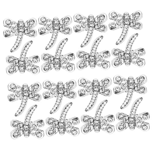 FOMIYES 20 Stück Teiliges Nagel Schmuck aus Langlebiger Legierung Glänzende Nail Art Jewels Dekorative Maniküre Charms für DIY Nageldesign Einfach Anzubringen Eleganter Nagelschmuck von FOMIYES